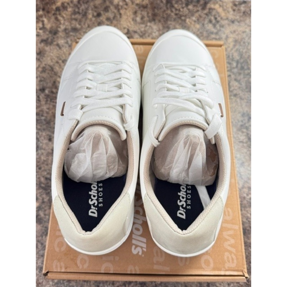 Dr. Scholls Time Off Men White Low Top Lace Up Sneakers Size 9M - Picture 5 of 14